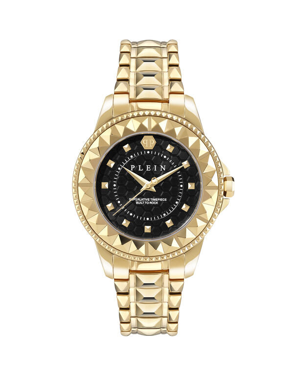 Plein Lady Rock Watch 38 mm Acero inoxidable