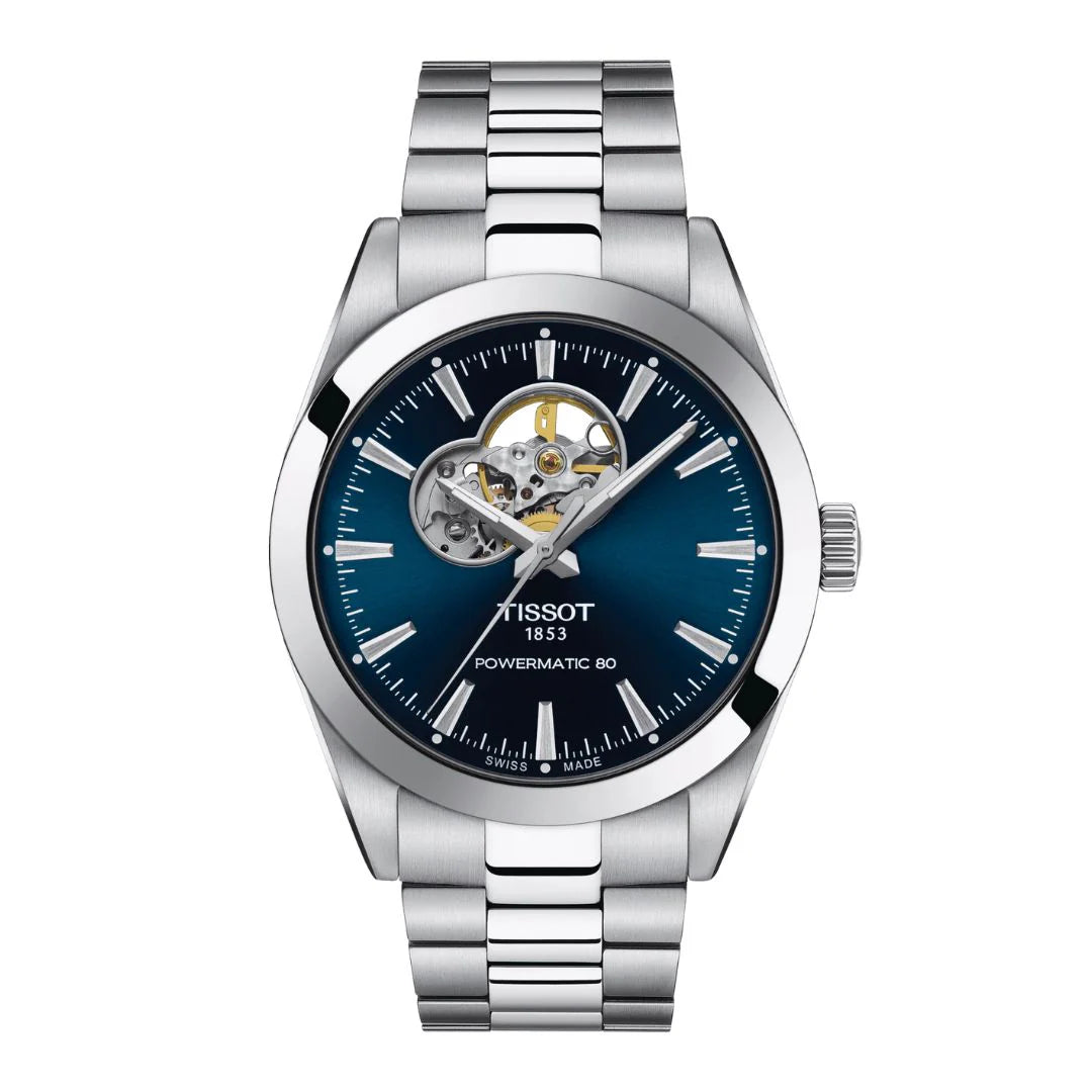 Reloj pulsera Tissot Gentleman Open Heart T1274071104101