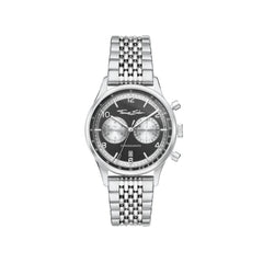 Reloj Rebel At Heart Chronograph Plata Negro Thomas Sabo WA0375-201-203-40