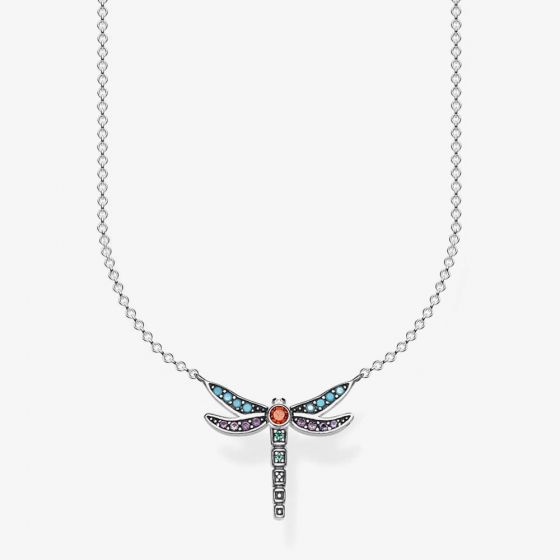 Collar Plata Thomas Sabo Dragonfly Multicolor