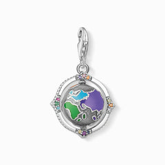 Charms Plata Thomas Sabo Globo Terráqueo Multicolor