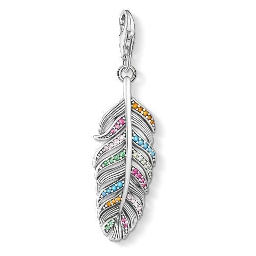 Charms Plata Thomas Sabo Hoja Multicolor