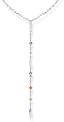 Collar Plata Thomas Sabo Colgante Con Piedras