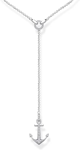 Colgante Ancla Relieve Plata