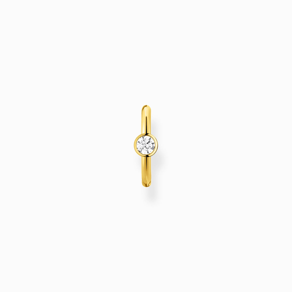 Pendiente Oro Thomas Sabo Ear Cuff Piedra Blanca