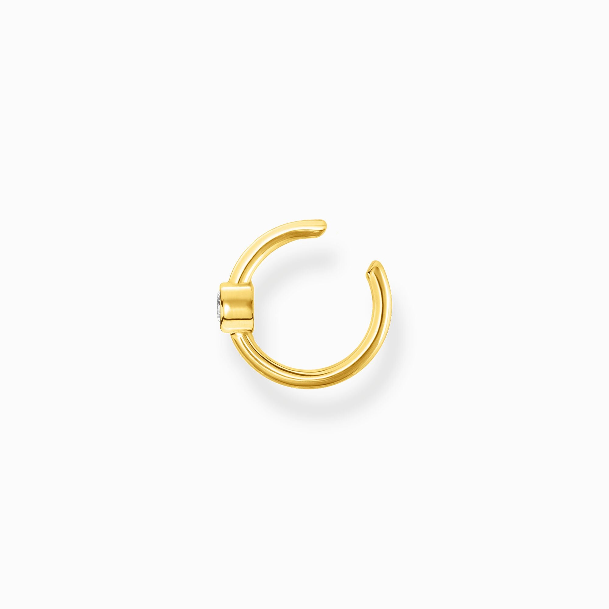 Thomas Sabo Ear Cuff Donna In Argento 925 Con Zirconi Bianchi – Senza Foro