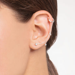 Pendiente Plata Thomas Sabo Ear Cuff Estrellas
