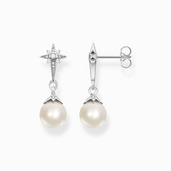 Pendiente Plata Thomas Sabo Perla Estrella