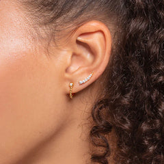 Pendientes Dorados Thomas Sabo Con Zirconita