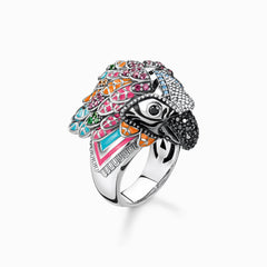 Anillo Plata Thomas Sabo Loro Colores