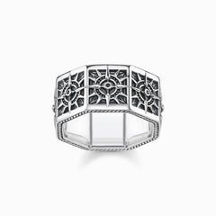 Anillo Plata Thomas Sabo Compás Angular
