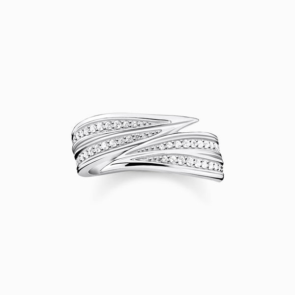 Anillo Plata Thomas Sabo Hojas