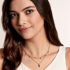 Collar Dorado Thomas Sabo Con Piedras Coloridas